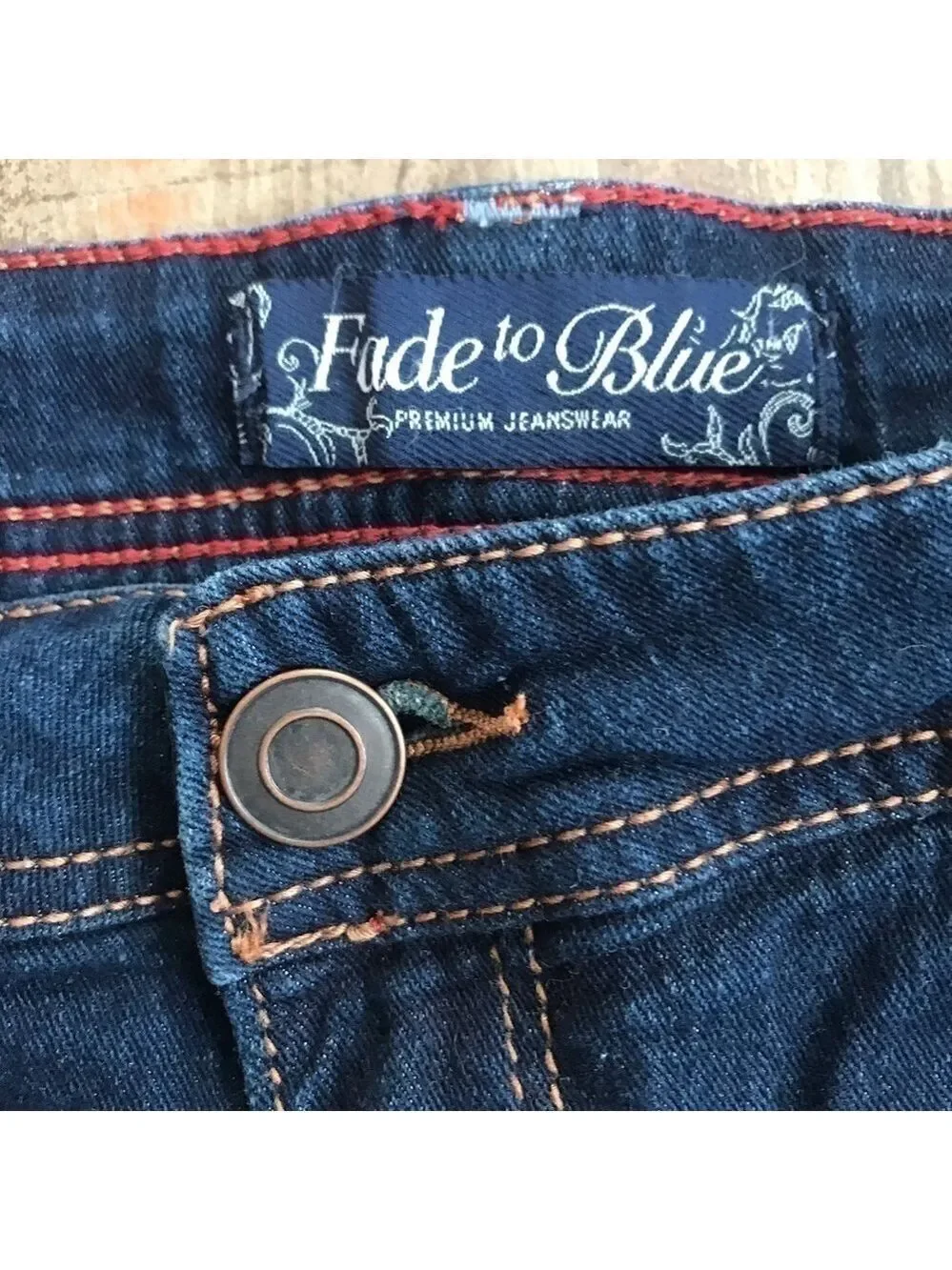 FADE to Blue stretch denim cut offs plus size 22W